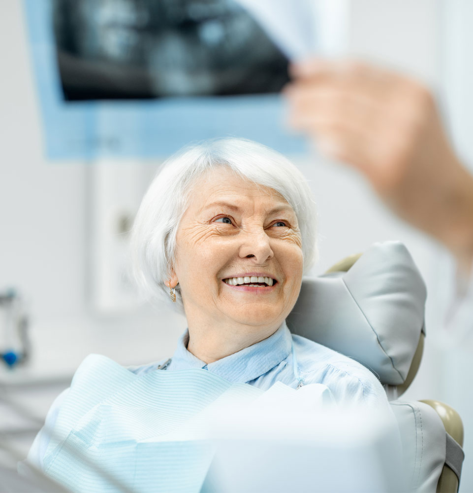 dental implants patient.